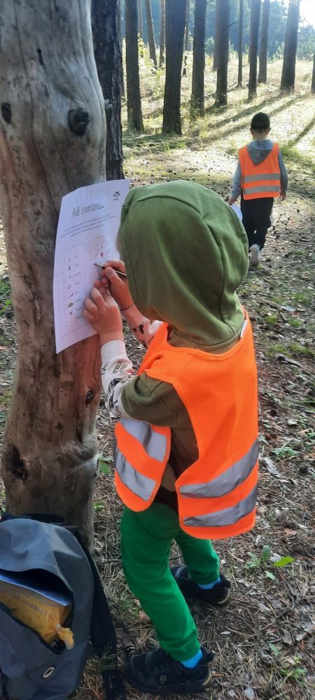 GRUPĖS "KODĖLČIUKAI" EDUKACINIS ŽYGIS "RUDENINĖ MEDŽIOKLĖ"