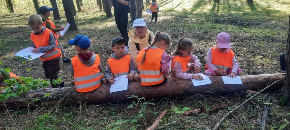 GRUPĖS "KODĖLČIUKAI" EDUKACINIS ŽYGIS "RUDENINĖ MEDŽIOKLĖ"