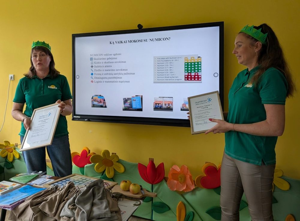 „Numicon“ yra vizualinė ir apčiuopiamoji matematikos mokymo sistema, sukurta Oksfordo universitete, skirta padėti vaikams lengviau suprasti skaičius, jų reikšmes ir tarpusavio ryšius. Pagrindinis šios metodikos principas – matematinių sąvokų vizualizavimas per specialias spalvotas plastikinio pagrindo kaladėles su skylutėmis, kurios atitinka skaičius nuo 1 iki 10.